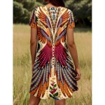 Women's Mini Dress Casual Dress Petite Dress T Shirt Dress Tee Dress Sundress Stylish Casual Vacation Casual Daily Regular Fit Graphic Short Sleeve Cr Women's Mini Dress Casual Dress Petite Dress T Shirt Dress Tee Dress Sundress Stylish Casual Vacation Casual Daily Regular Fit Graphic Short Sleeve Cr