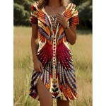 Women's Mini Dress Casual Dress Petite Dress T Shirt Dress Tee Dress Sundress Stylish Casual Vacation Casual Daily Regular Fit Graphic Short Sleeve Cr Women's Mini Dress Casual Dress Petite Dress T Shirt Dress Tee Dress Sundress Stylish Casual Vacation Casual Daily Regular Fit Graphic Short Sleeve Cr