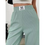 Women's Wide Leg Chinos Baggy Calf-Length Pocket Baggy Pink Fall Winter Micro-elastic High Waist Casual Comfort Vacation Casual Daily Black White M L Women's Wide Leg Chinos Baggy Calf-Length Pocket Baggy Pink Fall Winter Micro-elastic High Waist Casual Comfort Vacation Casual Daily Black White M L