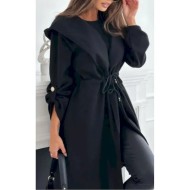 Women's Casual Jacket Outdoor Patchwork Solid Color Windproof Fashion Loose Fit Outerwear Long Sleeve Fall Black S 2025