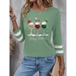 Women's Holiday Sweater V-neck Lights Pattern Long Sleeve Casual Comfort Fit Festive Winter Apparel Knit Jumper Black Multicolor Plus Size 2025 Women's Holiday Sweater V-neck Lights Pattern Long Sleeve Casual Comfort Fit Festive Winter Apparel Knit Jumper Black Multicolor Plus Size 2025