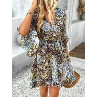 Women's Mini Dress Petite Dress Casual Dress Floral Dress Summer Dress Slip Dress Fashion Modern Daily Beach Weekend Regular Fit Floral 3\/4 Length Sle